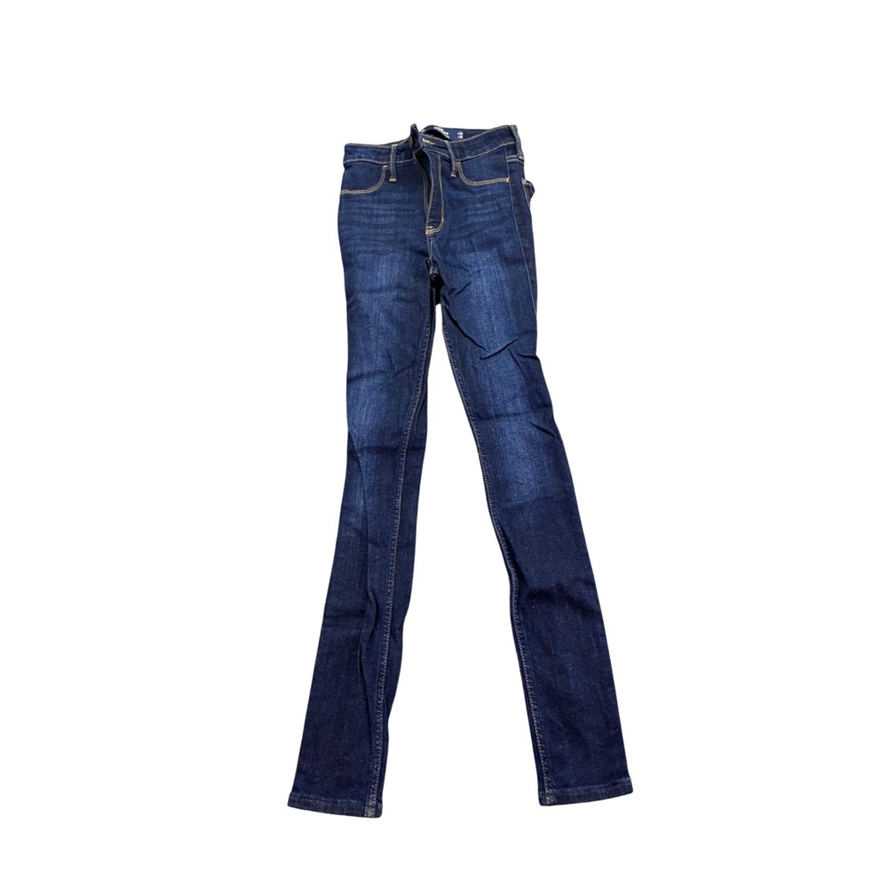 Hollister High Rise Jean Legging Dark Wash Skinny Jeggings 0R W24 L28